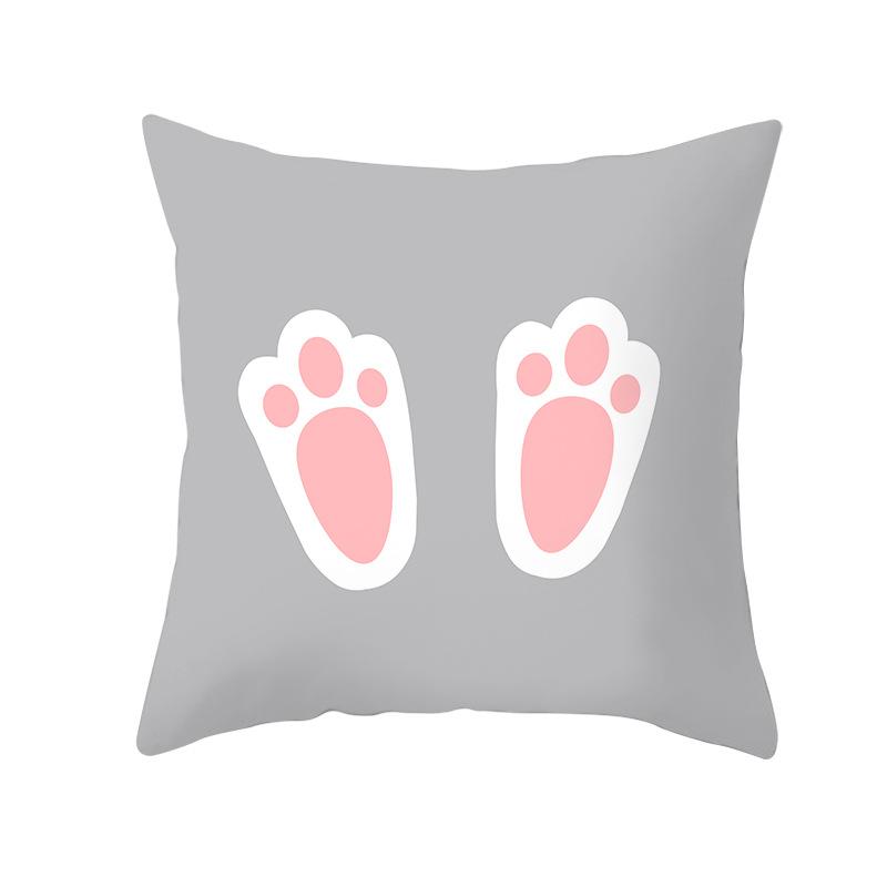 New Easter Bunny Pillow Cover Festive Home Decor Pillow Cover
