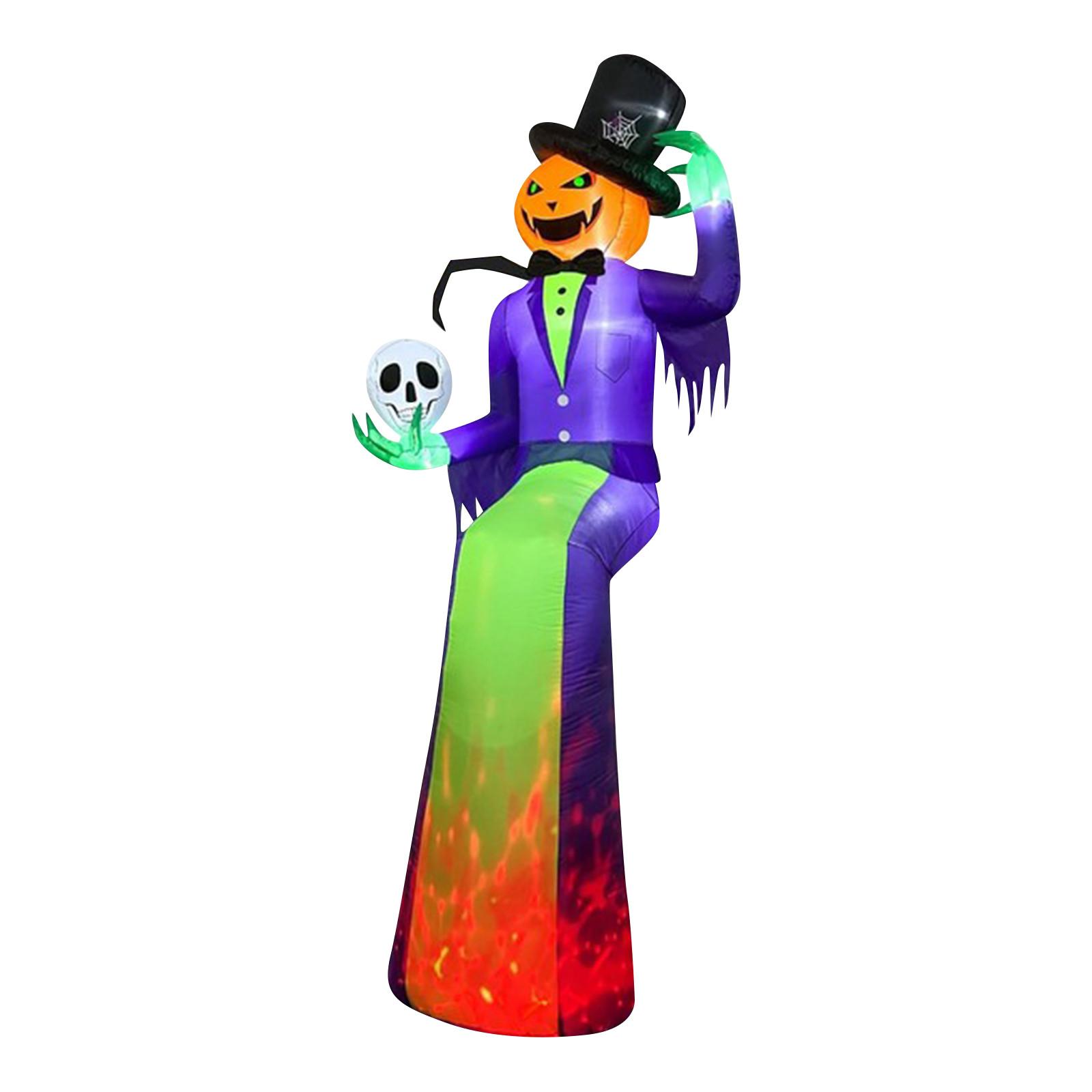 

10FT Giant Inflatable Pumpkin (Scary) One Size