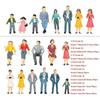 10/50pcs 1:25/1:30/1:300 Scale Model Building People Mixed Color Assorted Poses Train Scenery Passengers Multistyles