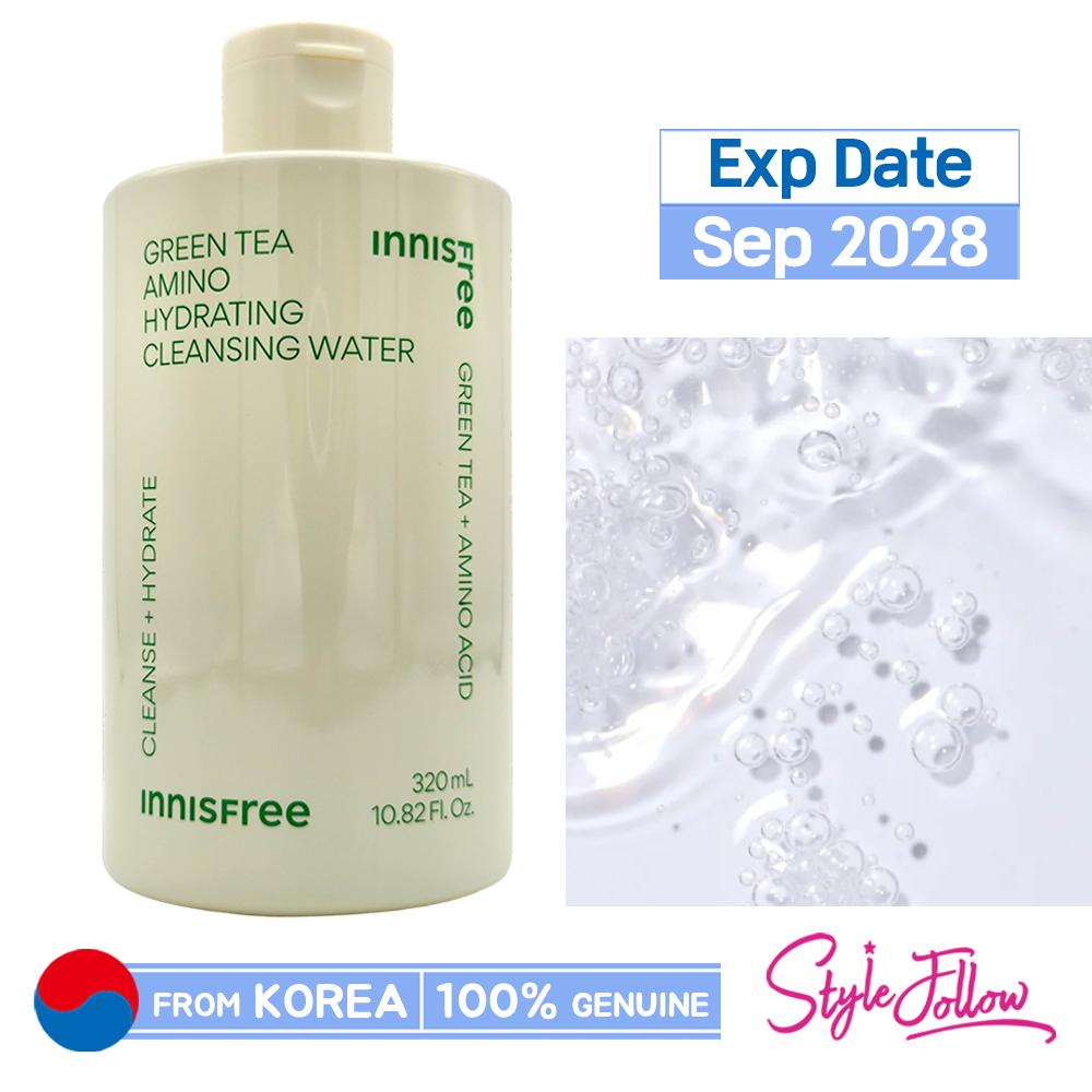 [INNISFREE] Увлажняющая очищающая вода с аминокислотами зеленого чая, 320 мл 1pc + Sample Gifts