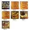 1.5 M EID Mubarak String Lights 10 LED Decorative Moon Star Castle Lantern Battery Operated Islamic Festival Lights