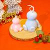 Aromatherapy Candle Silicone Mold Christmas Aromatherapy Candle Silicone Mold Cartoon Shape Casting Art Crafts For Making Candle