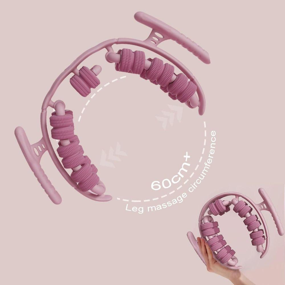 28 Wheel Annular Leg Clamp Massager Portable Slimming Roller Tool Body Slimming