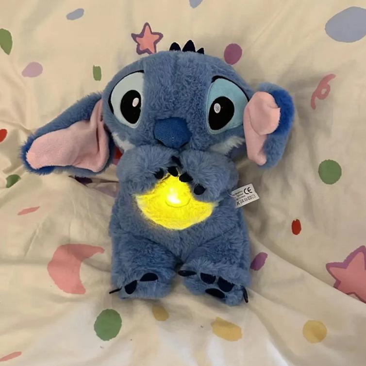 

Cross-border Breathing Bear & Otter Soothing Sound and Light Plush Doll for Kids 30cm [Single Button - Four Levels Adjustment]