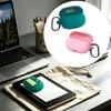 Soft Silicone Case Cover Housing for Earbud Charging Case with Hanger Point, Front Window and Daily Travel Carry Support