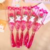 Cute Bear Rose Bouquet Transparent Packaging Bear Rose Bouquet Romantic Single Rose Bear Gift for Valentine Day Mother Day
