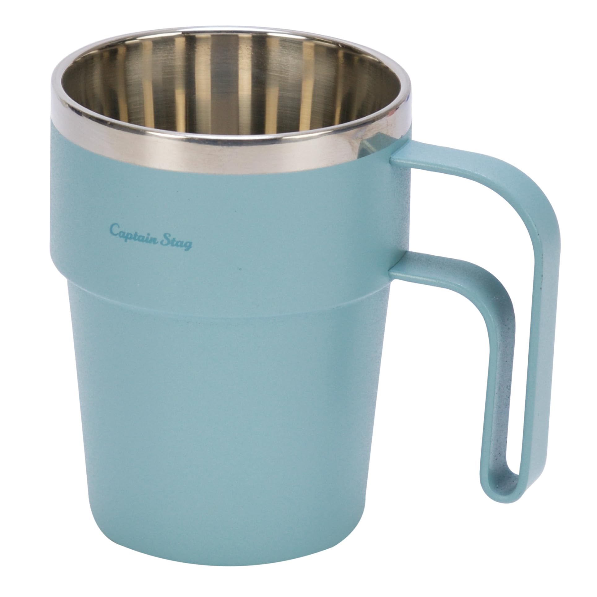 

CAPTAIN STAG Outdoor Cup Mug CS Vacuum Stacking Mug Keeps Drinks Hot or Paper Cup Green Double-Walled 210ml, Cold, Compatible, UE-4945 зелёный