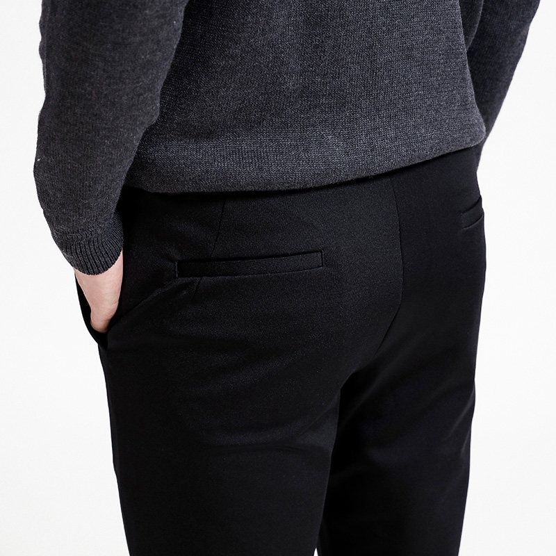 Menseye Casual Straight-Leg Fall Winter Men Suit Pants