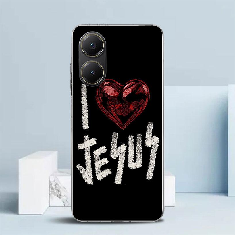 Son Of God Jesus Cross Holy Light Soft Cover for Xiaomi Poco F7 Ultra X7 X6 X5 Pro M7 Phone Case Redmi 15 15C 13 13C 12 12C 10 1