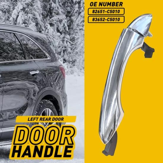 Exterior Rear Front Door Handle Set For 2016- Kia Sorento Left & Right 1/2/4
