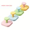 Dopamine Style Strong Adhesive Suction Cup Hooks, Seamless No-Drilling Back-of-Door & Bathroom Wall Storage Hooks for Home