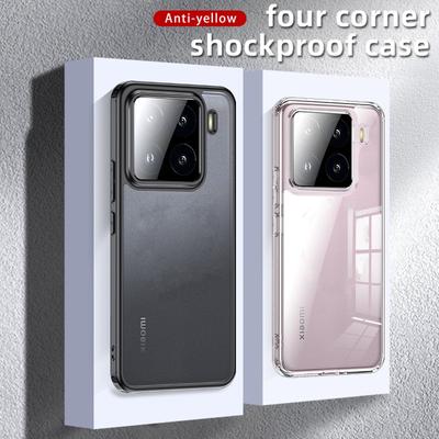 For Xiaomi 15 Pro 14T 13T 14 Ultra Cases Acrylic Transparent Phone Case For Xiaomi Mi 14T Matte PC Hard Shockproof Back Cover