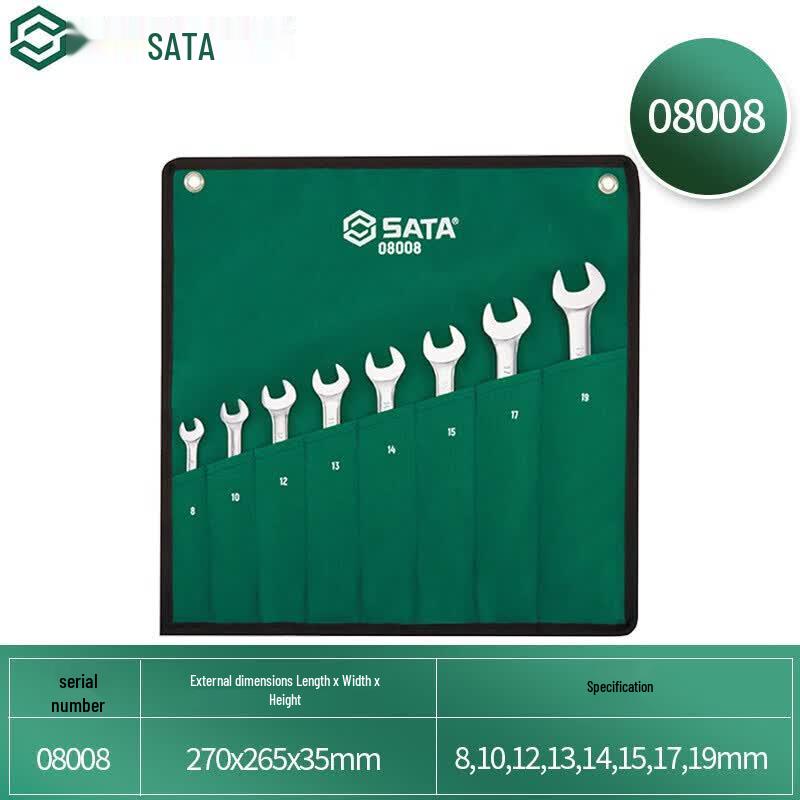 SATA Combination Wrench Set 8 pieces