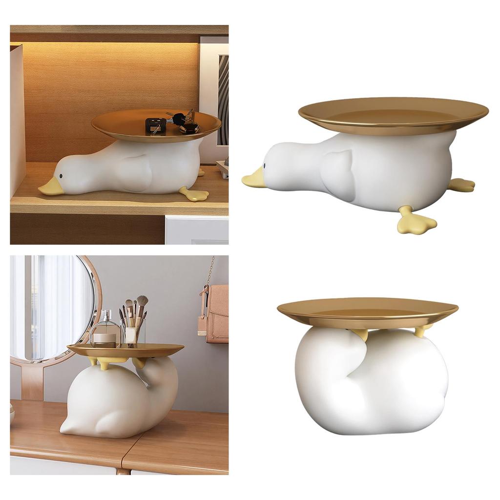 Creative Multipurpose Dish Statue Modern Art Home Decoration Jewelry Sculpture Earrings Tray for