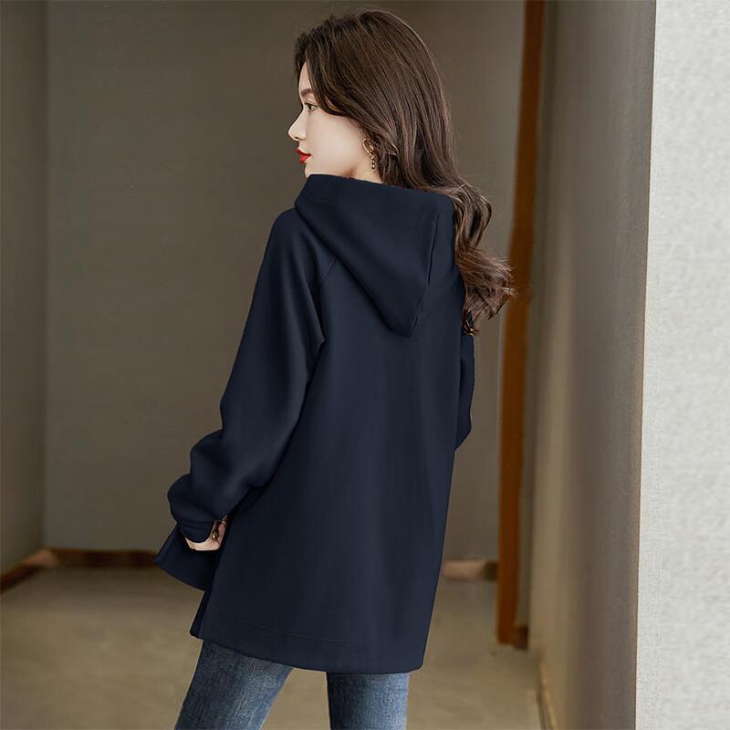 SIBASHE Women's Long Sleeve Hooded Sweatshirt