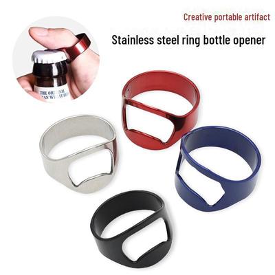 Stainless Steel Bottle Opener Ring for Bars and Social Media Trends