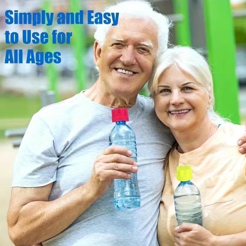 Flower-Shaped Silicone Bottle Opener - Easy Grip Aid for Seniors, Arthritis & Weak Hands. Portable for Home & Travel.