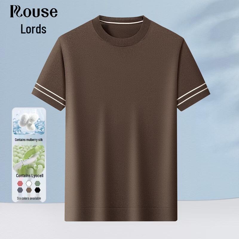 

Men s Lyocell & Silk Blend Short Sleeve T-Shirt 180