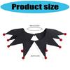 Christmas Clown Costume Collar Decorative Collar with Pointed Design for Women Stage Perfomrances and Festival Event