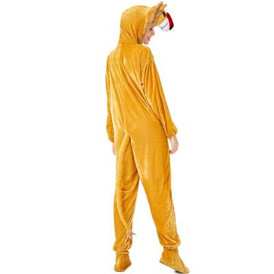 M-L Halloween Playful One-piece Cartoon Animal Weasel Costume, Adult Masquerade Costume