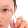 Stainless Steel Eyebrow Tweezer With Handles Elbow Hair Plucker Hairgripping Clip Mechanism Eyebrow Curler