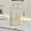 BPA Free Rotating Makeup Brush Organizer Dustproof Clear Cover Multi Slots for Women Bedroom Vanity Desktop