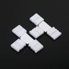 T/L Shape LED Strip Connector 4 Pin Quick Splitter Corner Connector  For DIY Lighting Project
