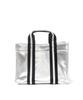 Oror Book Tote Bag 014 Foil Silver