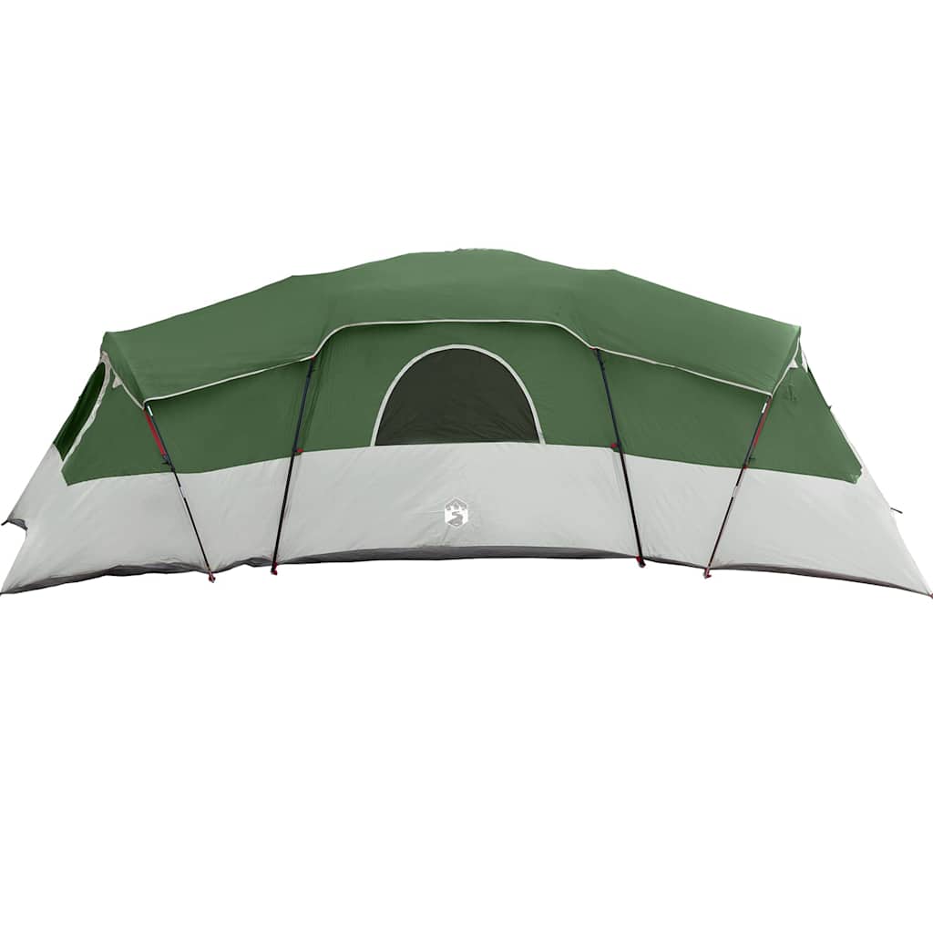 Family Tent with Roof and Storage Green 762 x 655 x 218 cm Taffeta