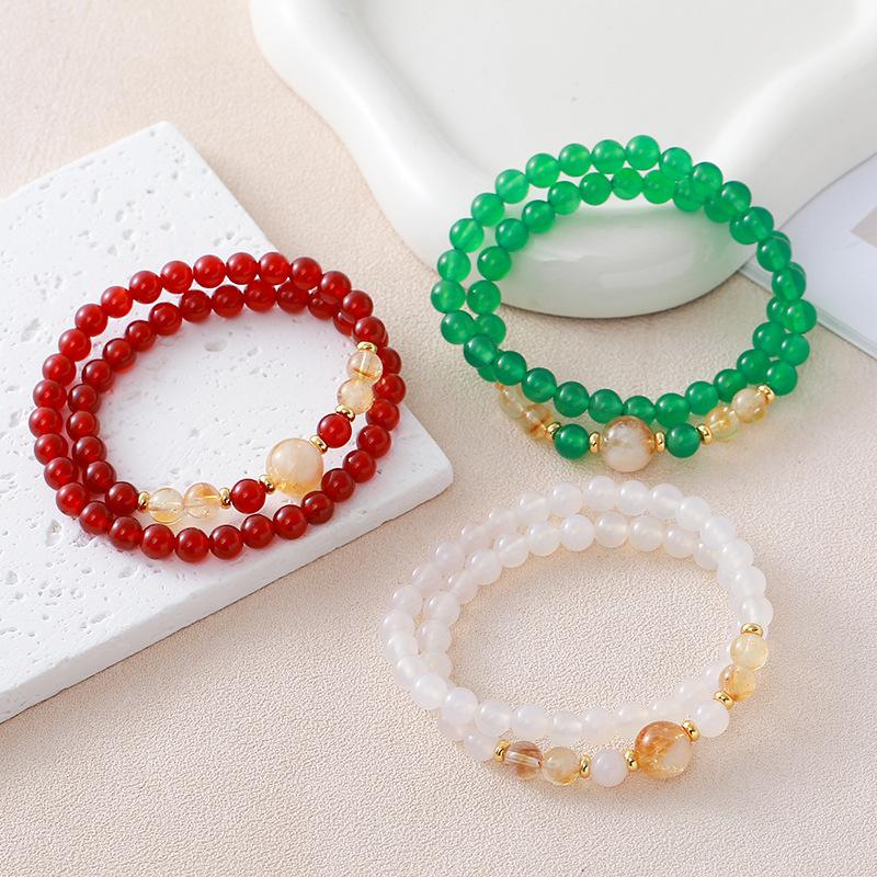 Natural agate bracelet.fashion women daily jewelry gift