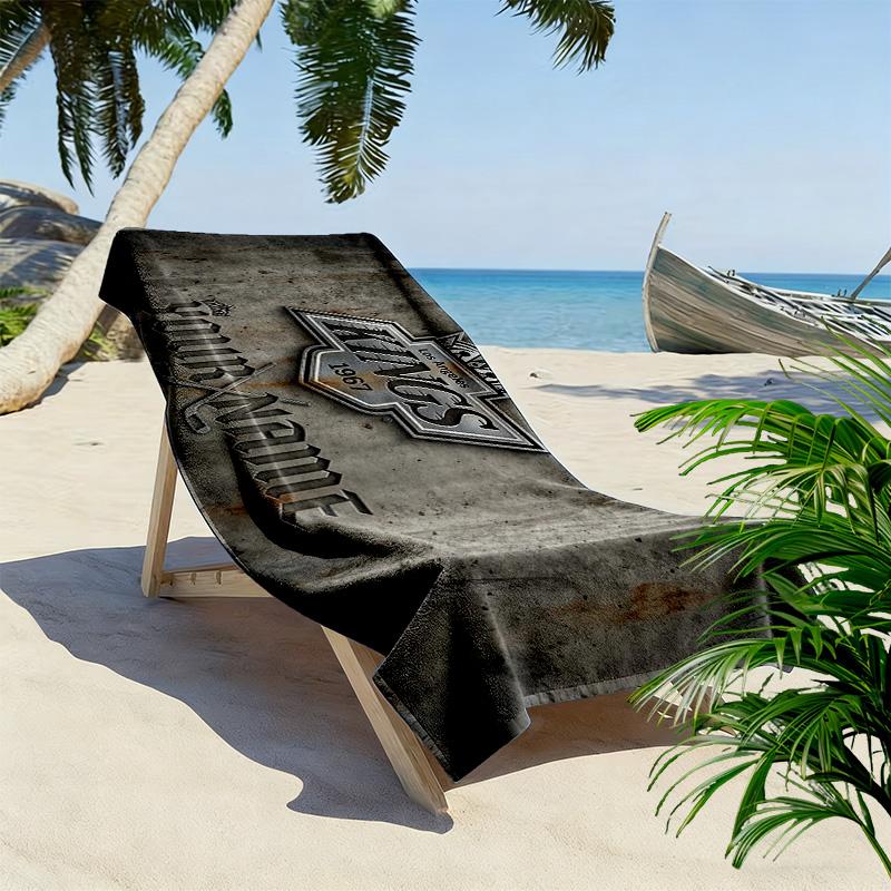 Los Angeles Kings Druck Strandtuch, Großes Weiches Schnelltrocknendes Handtuch für Strand Camping Schwimmen