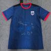 Cape Verde Home Team Soccer Jersey Short Sleeve Football Uniform Men Bamboo Fiber Breathable Sportswear