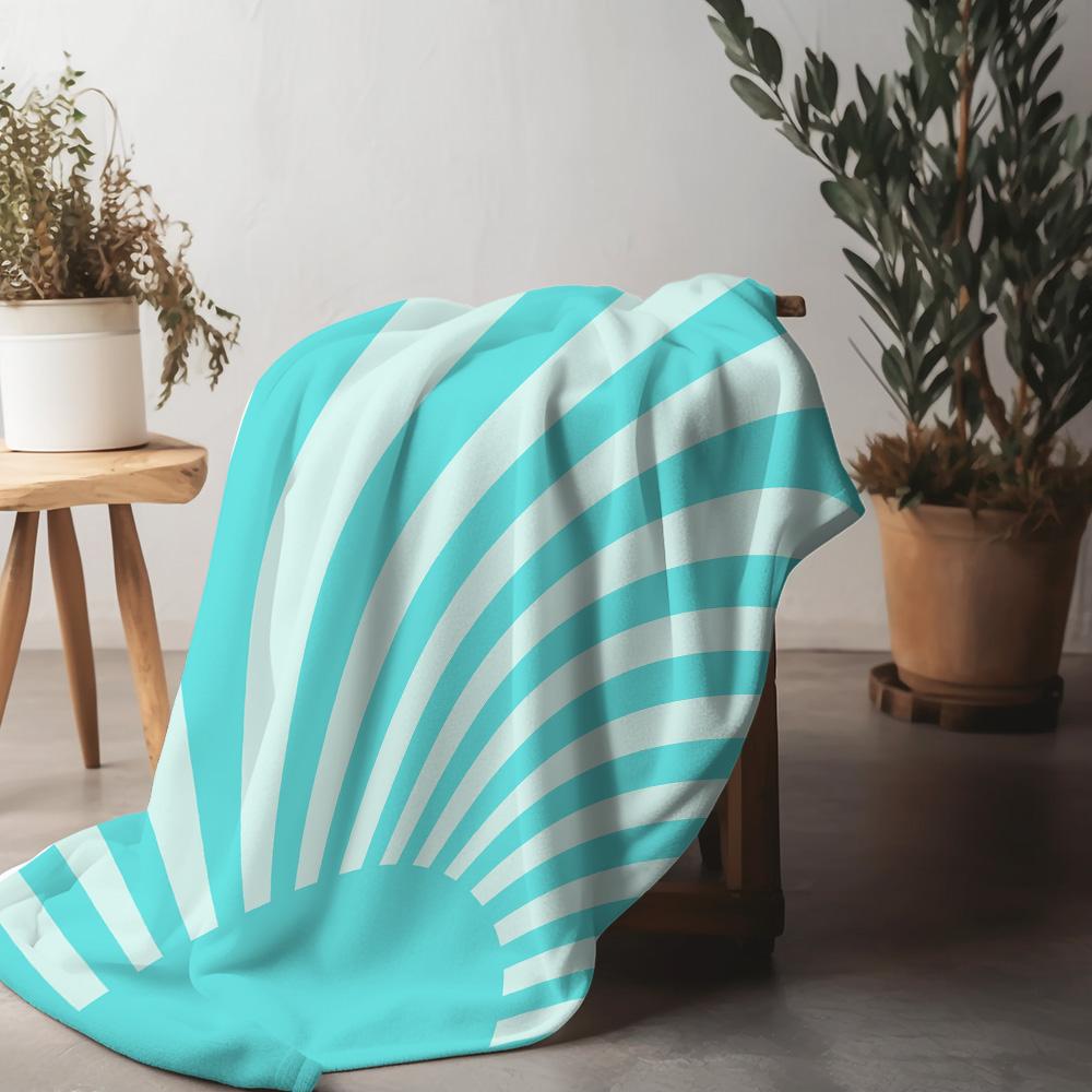 Soft Fleece Blanket with Sun Design Kids Teens Bed Sofa Throw Blanket for Girls Boys Gift