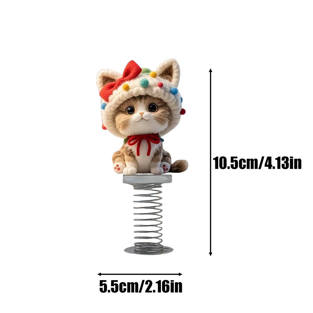 Car Dashboard Figures Auto Interior Figure Decoration 2D Acrylic Auto Interior Decor Cat Shape for Truck RV Desk Nightstand