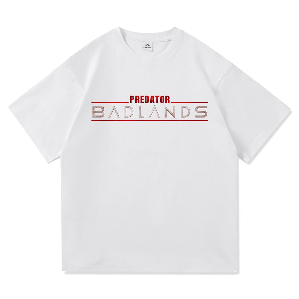 Predator Badlands T Shirt 2025 Fashion Movie Men/women Clothing Vintage Harajuku High Quality Clothes Cotton Tshirts
