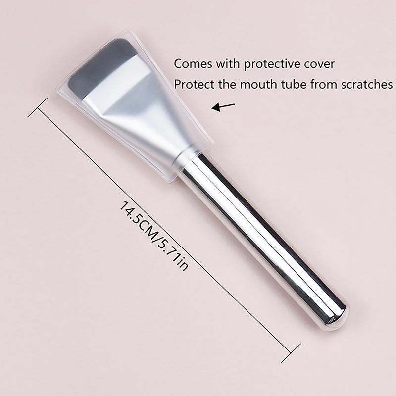 

Кисть для тонального крема «Серебряный рыбий хвост» Легкая и тонкая кисть для контура лица Плоская контурная кисть Кисти для тонального крема