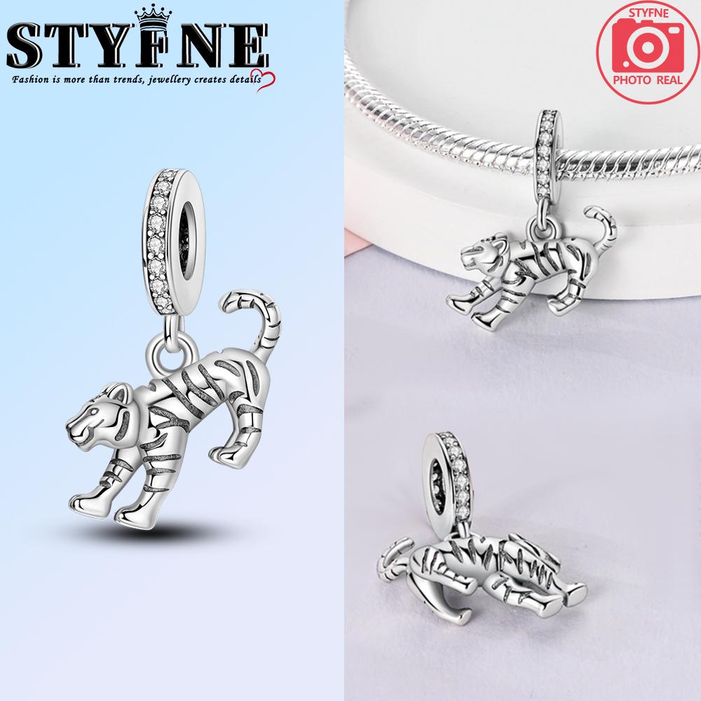 Copper Tyrannosaurus Rex Dinosaur Lion Tiger Elephant Animal Charms Beads Fit Original Bracelets Diy Jewelry