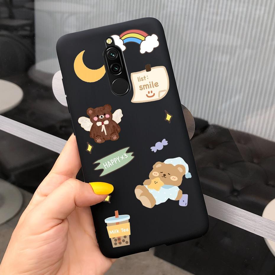 For Xiaomi Redmi 8 Case Redmi 8A Pro Fashion Pattern Jelly Silicone Phone Cases For Redmi8 8 A Pro Soft TPU Back Cover