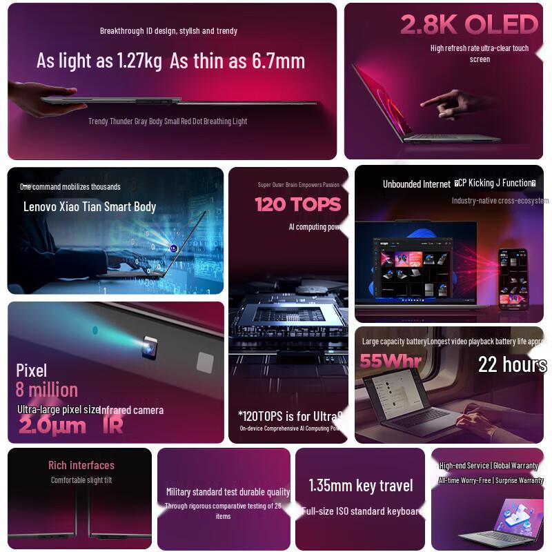 Lenovo ThinkPad X9-15 Aura AI Laptop (CN version)