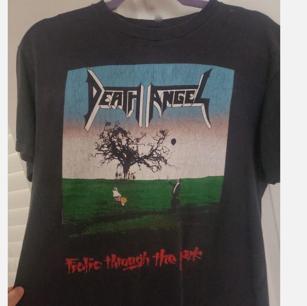 Vintage Death Angel Frolic Through the Park 1988 Unisex Cotton T Shirt