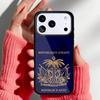 Haiti Haitian Flag Phone Case for iPhone 17 16 15 14 13 Pro Max Back Cover for 12 11 Pro Coque
