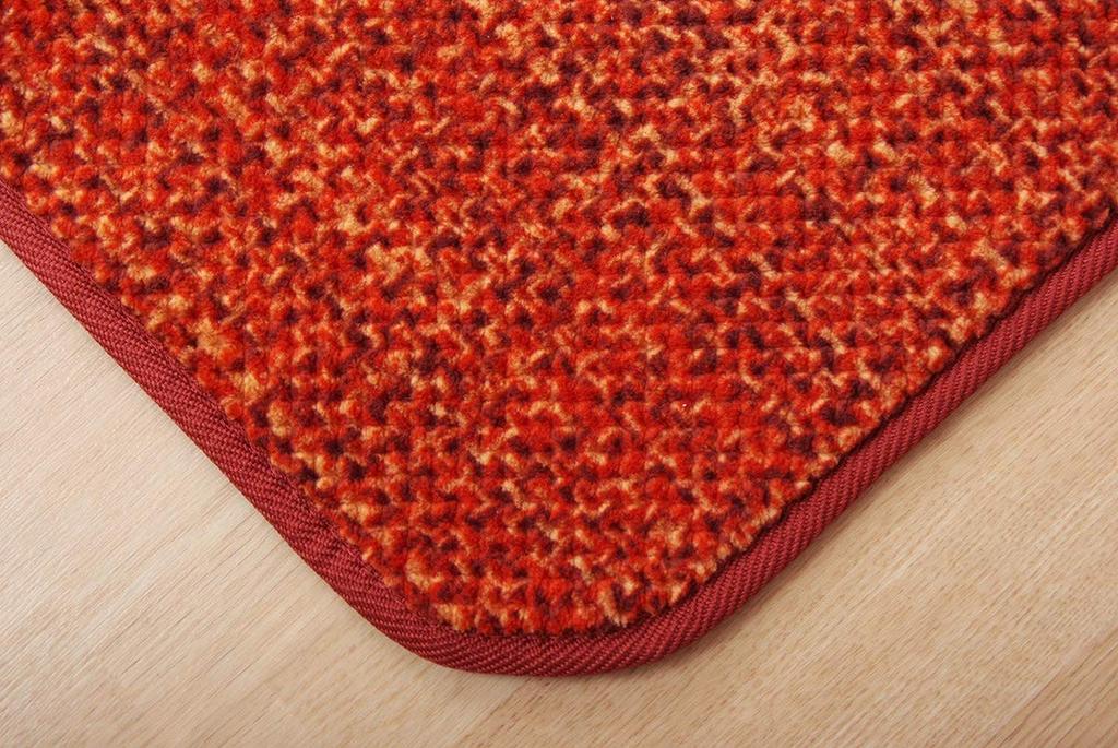 IKEHIKO Rug/Carpet, Square, Notebook, Approx. 185 X 185cm, Orange, Solid, Smooth #5705579