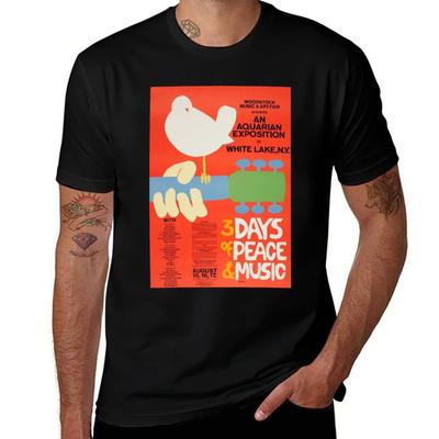Woodstock 1969 Tshirt Fashion Casual Short Sleeve Tshirt