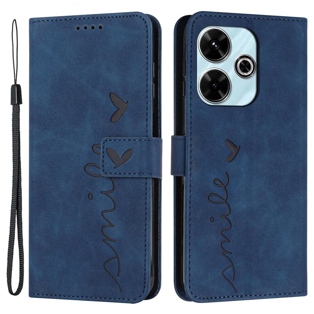 For Xiaomi Redmi 13 5G/13 4G/Note 13R 5G/Poco M6 4G Case Wallet Imprinted PU Leather Phone Stand Cover