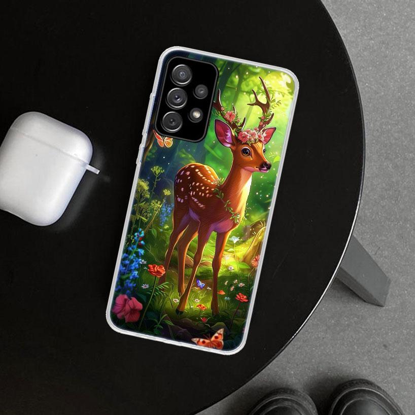 Deer Hunting Camo Phone Case for Samsung Galaxy A17 A16 A26 A36 A56 A57 A37 A15 A25 A35 A55 A14 A24 A34 A54 A13 A23 A33 A53 Gala