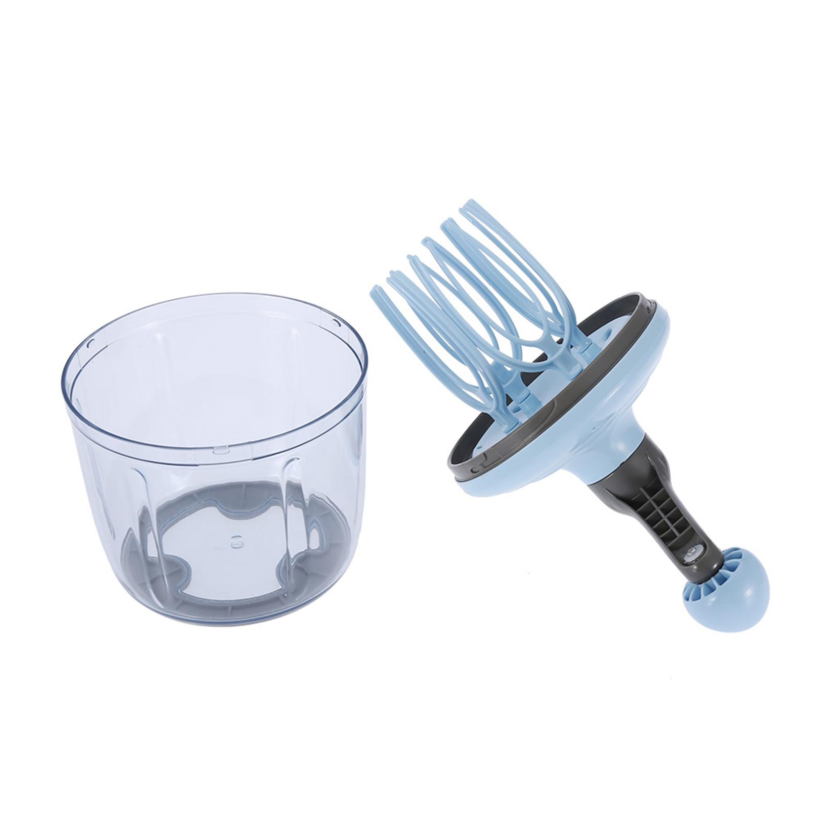 

Hand Type Egg Cream Whisk Multifunctional Eggs Beater Practical Kitchen Tool 1100mL белый