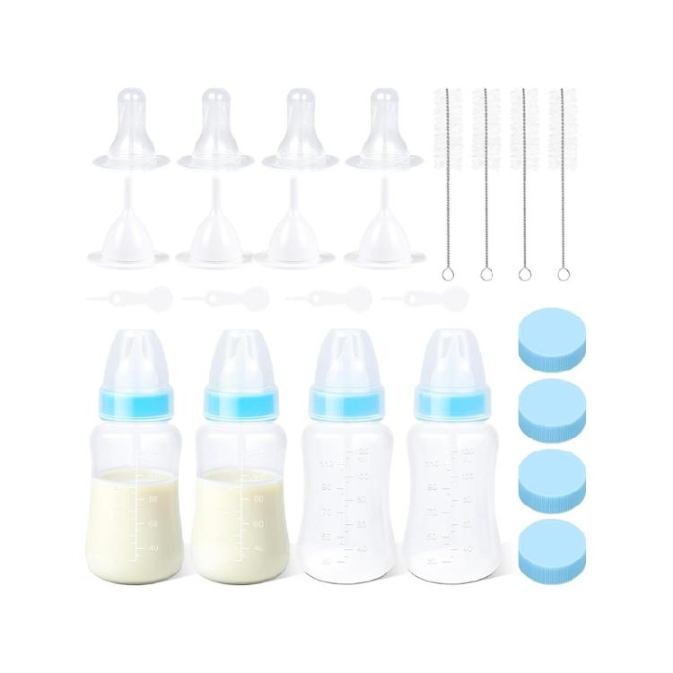 

Animal Nursing Bottle Nontoxic Light Weight Pet Feeders with Nipples for Safe Hydrations and Food Dispensing 1