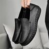 Frühling Sommer Mode Leder Casual Schuhe Männer Flache Kühle Junge Mann Straße Schwarz Schuhe Slip-on Business Formale Schuhe
