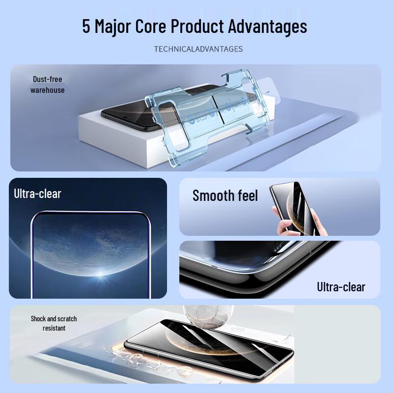 Smorss Huawei Mate 70 Pro Series Tempered Glass Screen Protector