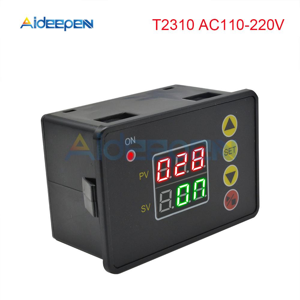 DC 12V 24V AC 110V 220V Digitaler Zyklus-Timer Verzögerungsrelais Platine Modul Mikrocomputer Zeitgeber Verzögerungsrelais Modul Schalter